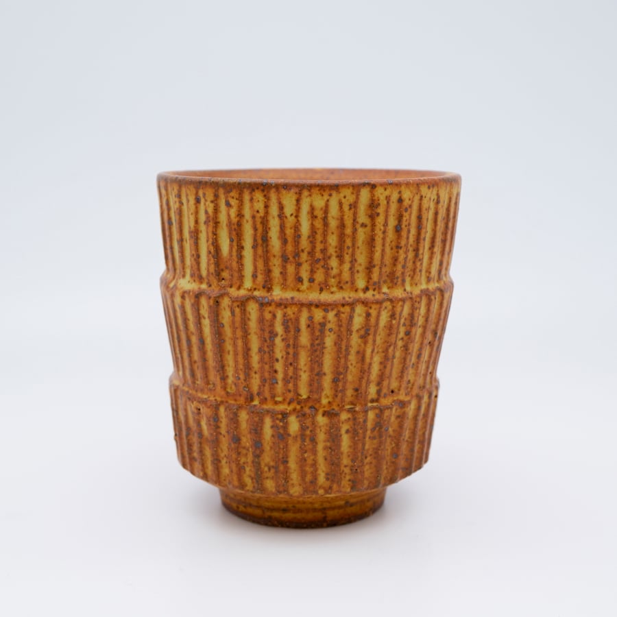 Image of Water Cup (yellow+carve)