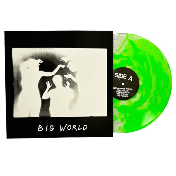 Image of HAPPY DIVING "Big World " LP (Space Ooze Green Vinyl)