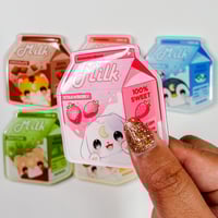 Image 2 of Milk Friends Acrylic Fridge Magnet