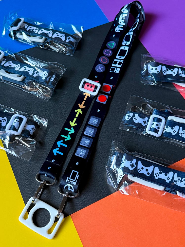 Image of Gamer Vibes - Adjustable Lanyard