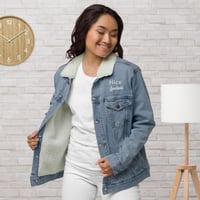 Image 4 of Nice Jacket! Unisex Denim Sherpa Jacket