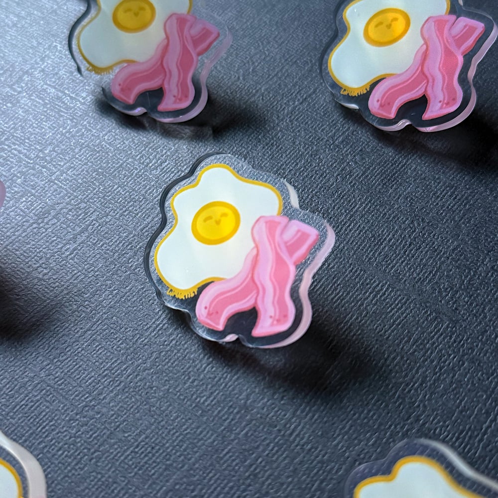 Image of Brunch Club Acrylic Clear Pin