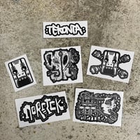 Image 3 of SKULL&CROSSBONES - STICKER