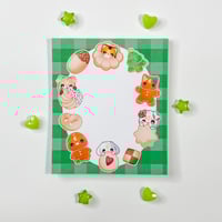Image 1 of Festive Cookie Friends Memo Pad