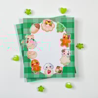 Image 2 of Festive Cookie Friends Memo Pad