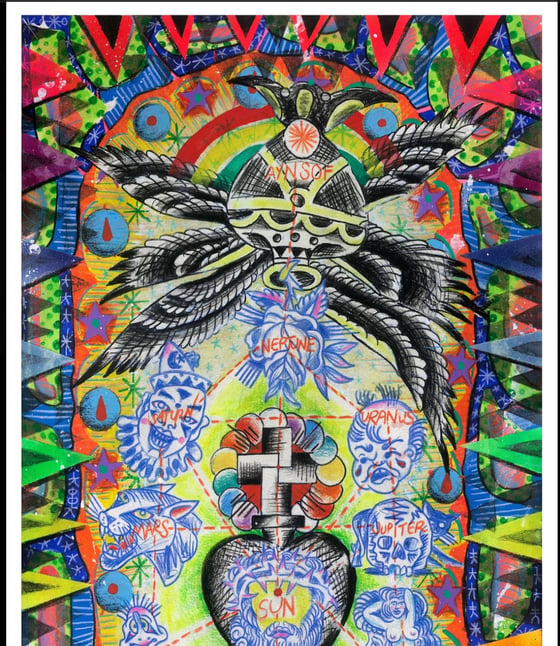 Image of "Chicken Kabbalah" by Walter McDonald Print