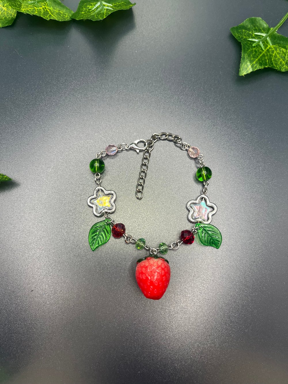 Image of Strawberry and Peach Bracelets