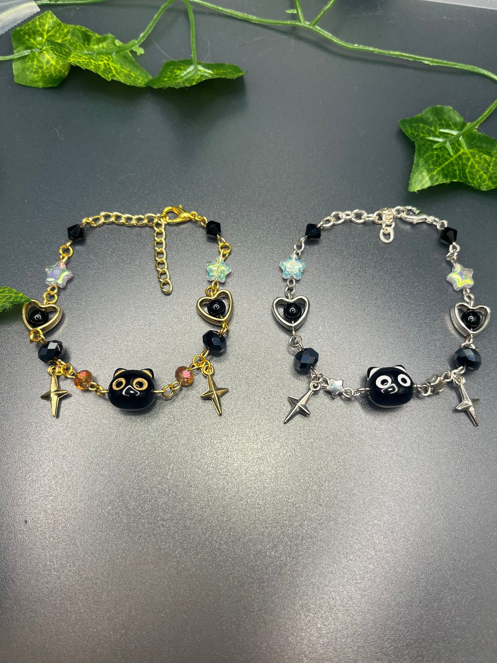 Image of Cat and Ghost Charm Bracelets