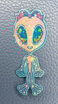 Image 3 of Extraterrestrial Stickers | Colorful Holographic Stickers