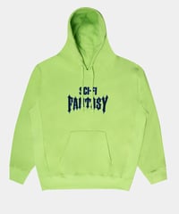 Image 1 of SCI-FI FANTASY_BIKER HOODIE :::LIME:::