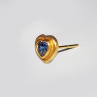 Image 3 of Diana Heart Stud Earring