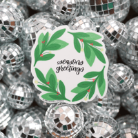 Image 1 of Seasons Greetings Sticker