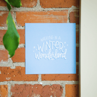 Image 1 of Walking in A Winter Wonderland Print