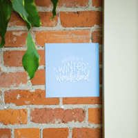Image 2 of Walking in A Winter Wonderland Print