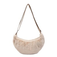 Image 4 of Plush Half Moon Handbag