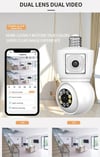 MSL 4K 8MP E27 Bulb WiFi Security Camera with Night Vision