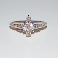 Image 1 of Winter Forest Morganite Ring