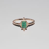 Image 3 of Deco Emerald Ring