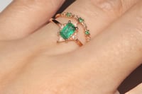 Image 4 of Deco Emerald Ring