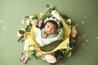 Image 2 of Shop the look: Green & Yellow Blossom Tones Merino Silk Layers, set of 3 layers (reg $147)