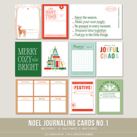 Noel Journaling Cards No.1 (Digital)