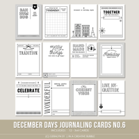 December Days Journaling Cards No.6 (Digital)