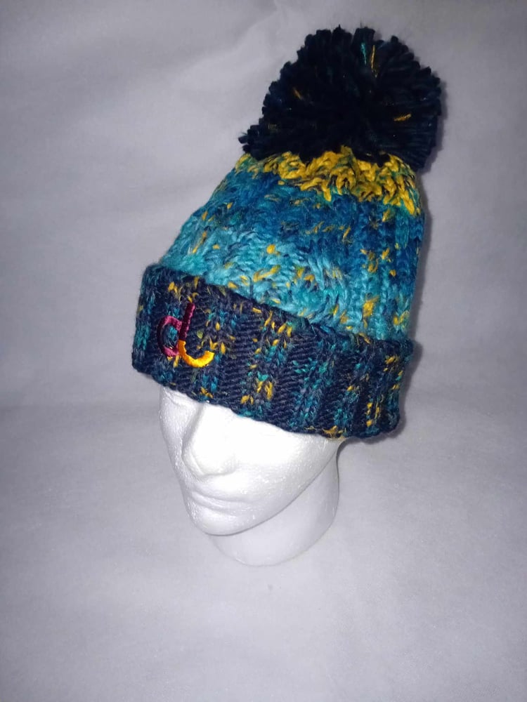 Image of Marine Winter Bobble Daft Hat