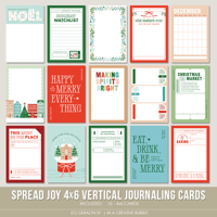 Spread Joy 4x6 Journaling Cards (Digital)