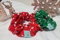 Image 2 of frosty feliz navidad scrunchie
