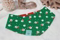 Image 1 of frosty feliz navidad reversible bandana