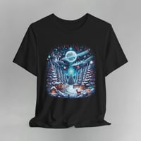 Image 1 of Magical Christmas Village Short Sleeve T-shirt