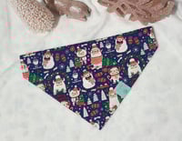 Image 1 of yeti feliz navidad bandana