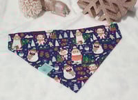 Image 2 of yeti feliz navidad bandana