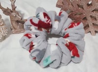 Image 1 of cocoa feliz navidad scrunchie