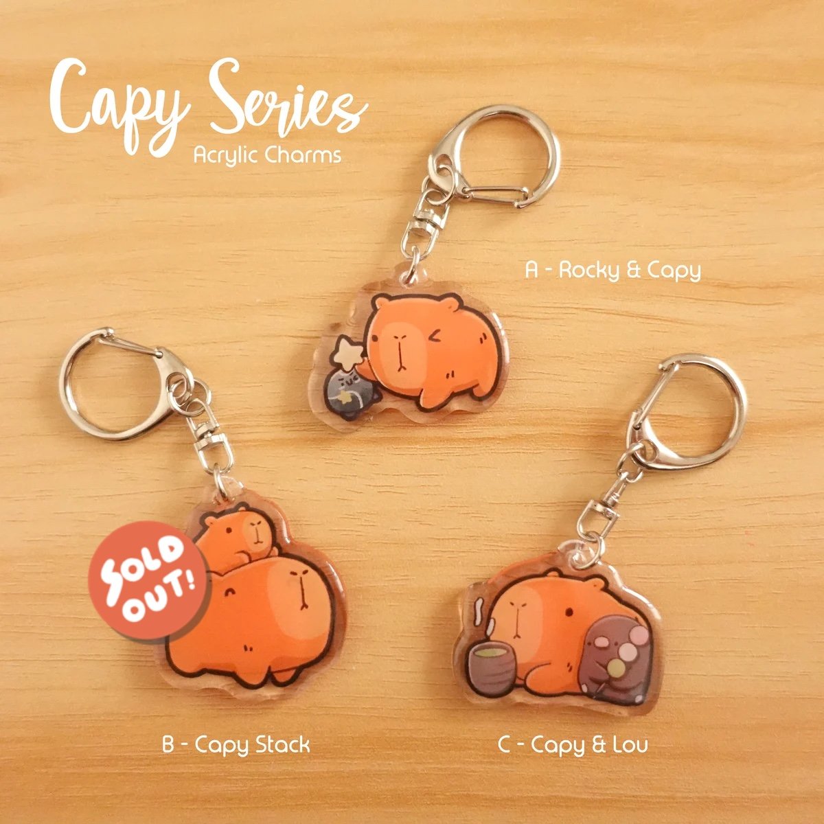 Image of Capy Series | Acrylic Charms