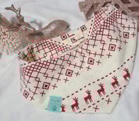 Image 7 of poofy feliz navidad bandana