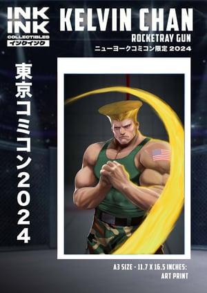 Image of Pre-Sale: Street Fighter Prints // Kelvin Chan " Rocket Ray Gun"