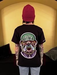 Image 1 of Tattoo dog black T-shirt