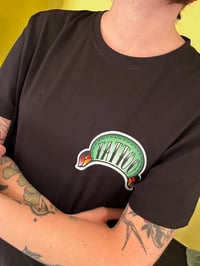 Image 2 of Tattoo dog black T-shirt