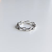 Image 1 of Sterling Silver Mini Chain Ring
