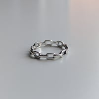 Image 2 of Sterling Silver Mini Chain Ring