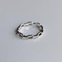 Image 3 of Sterling Silver Mini Chain Ring