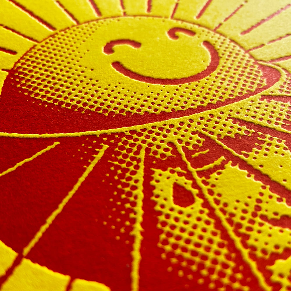 Image of Shine Letterpress Print