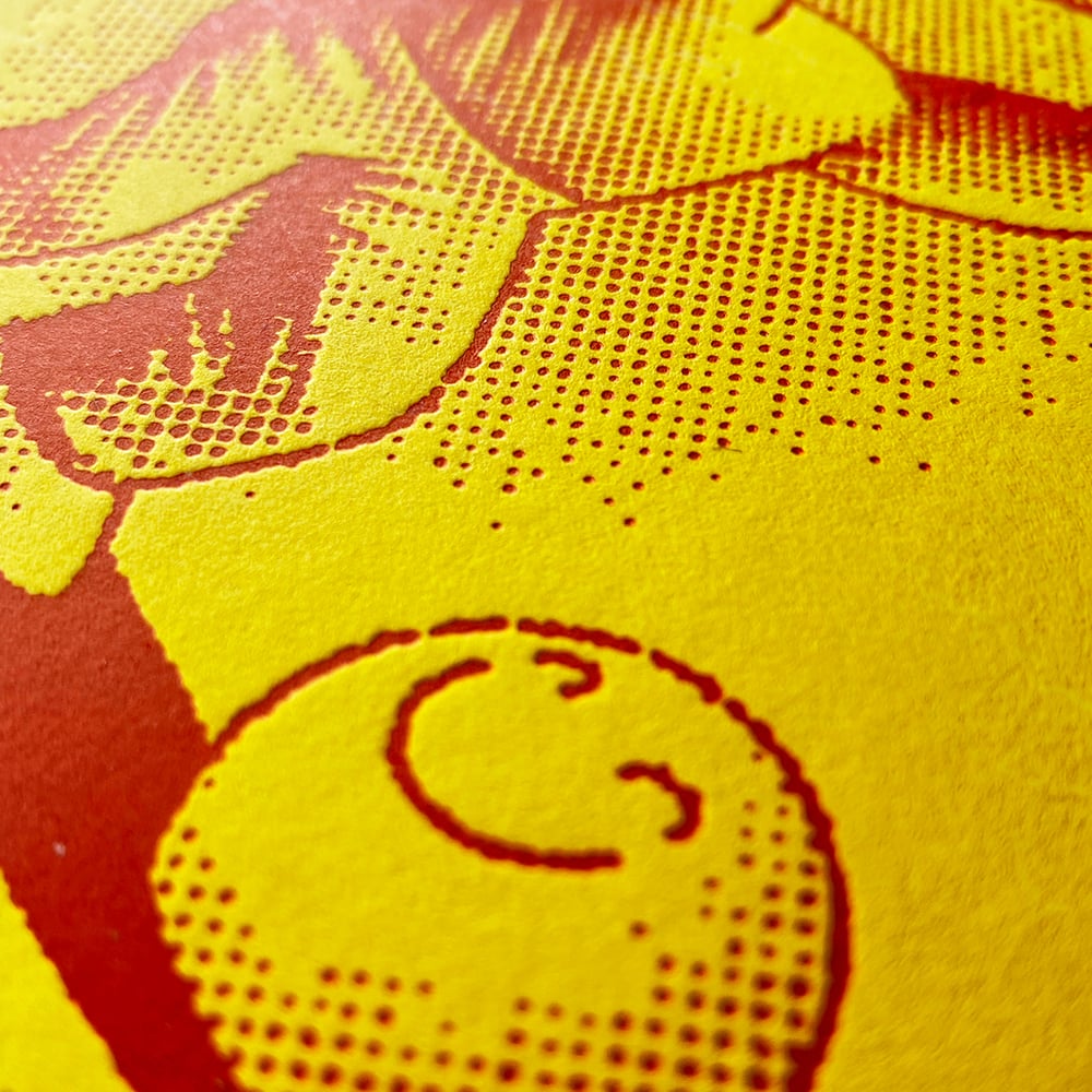 Image of Self Care - 7x7" Letterpress Print