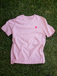 Image 3 of Friendly* T-shirt /  Pink + Hot Pink