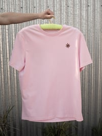 Image 3 of Once Caffeinated T-shirt / Pink + Brown 