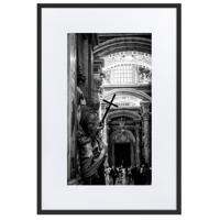 FRAMED THE CROSS ART PRINT BY ANELKA WHO