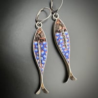 Image 1 of Blue Fish Earrings