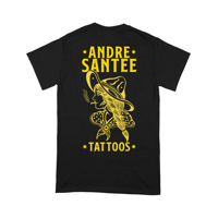 Image 3 of T-shirt ANDRE SANTEE - black