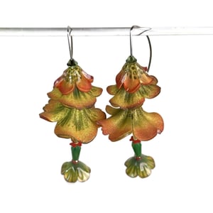 Nasturtium Earrings 